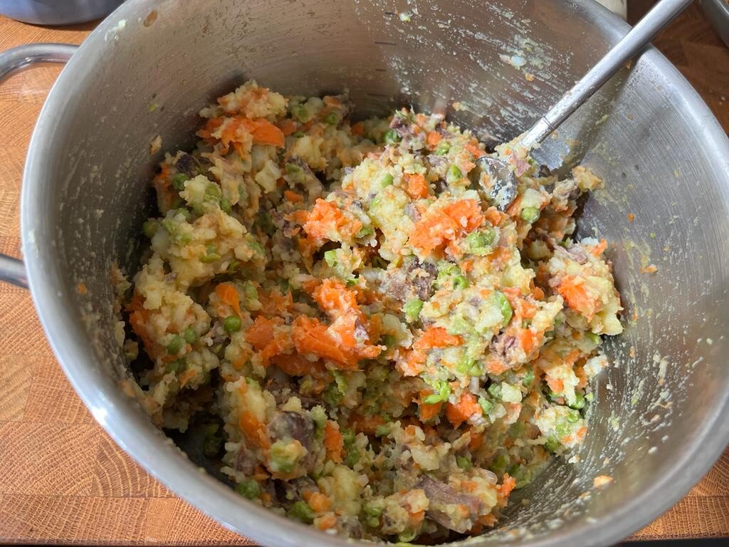 Rundvlees slaatje van Maik